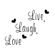 Live Laugh Love Wall Sticker Home Decor Art Saying Words Phrases Decals U6A1 190268774550  123221116878